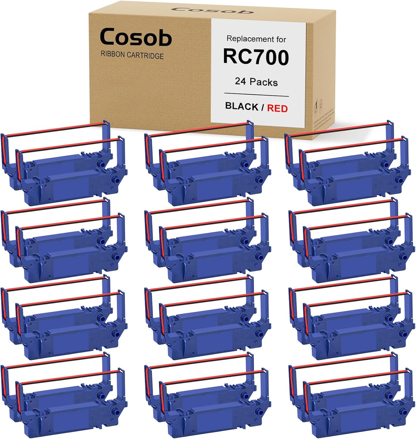 24 Pack Compatible Ribbon Replacement for Star Printer Ribbon SP700 SP-700 RC...