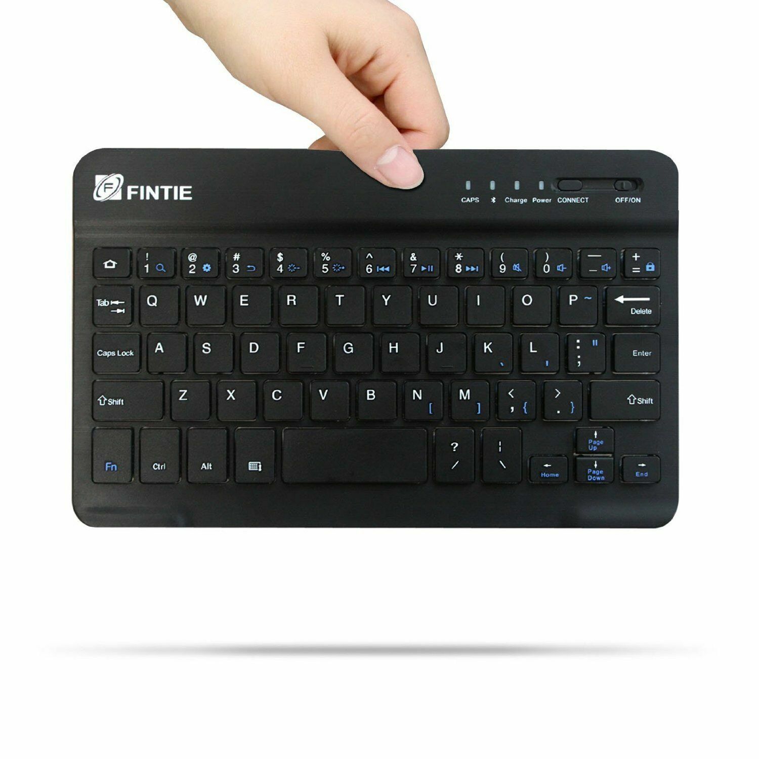 7-Inch Ultrathin (4mm) Wireless Bluetooth Keyboard for Android Tablet Devices