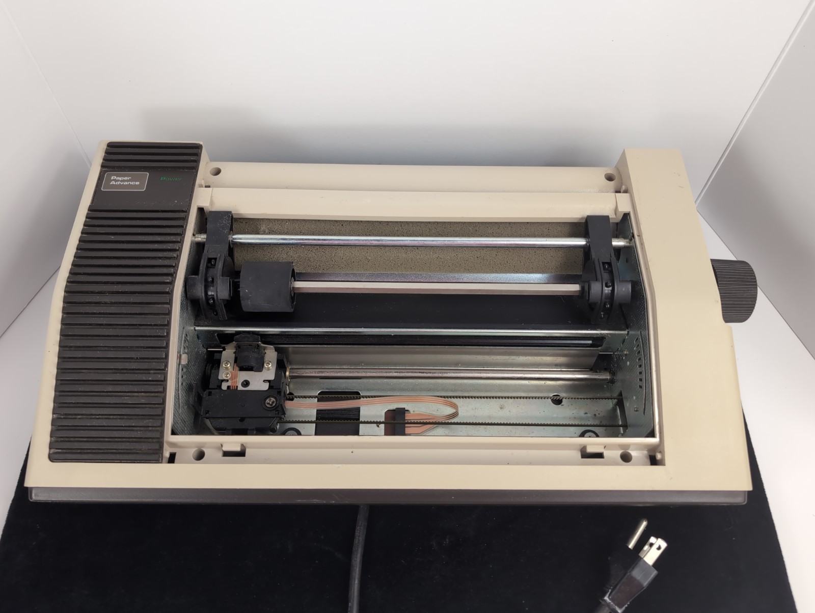 Vintage Commodore MPS-801 Dot Matrix Printer - Powers - Carriage Moves W Cable