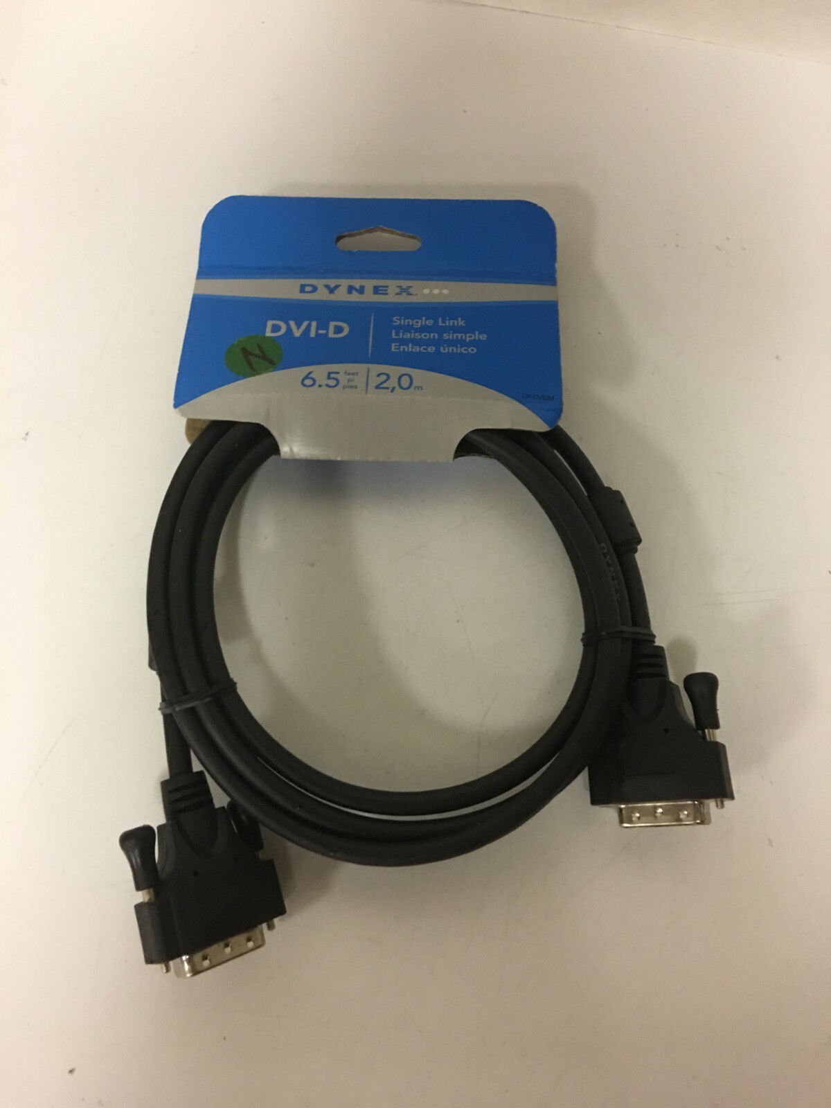 Dynex DX-DVI2M - DVI cable - single link - DVI-D (M) - DVI-D (M) - 6.5 ft