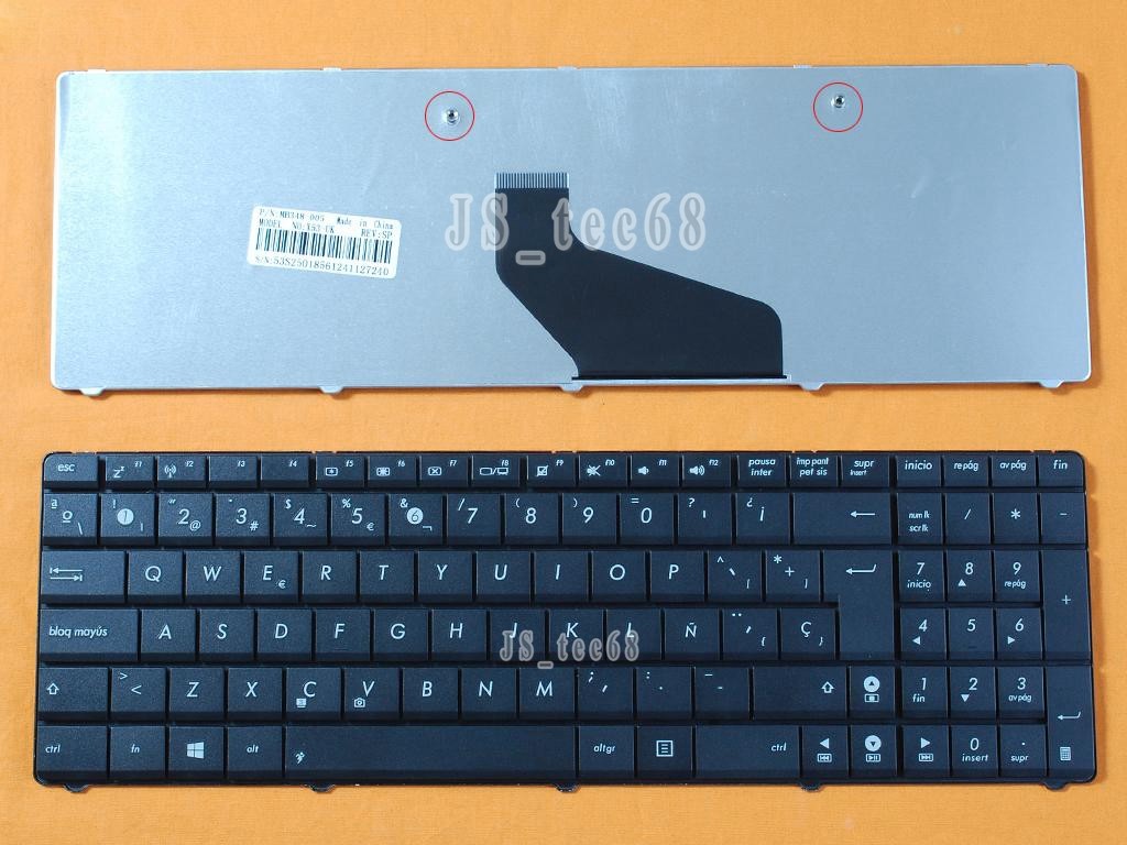 NEW for ASUS K53BE K53BR K53BY K53TA K53TK K53U K53Z Keyboard Spanish Teclado B