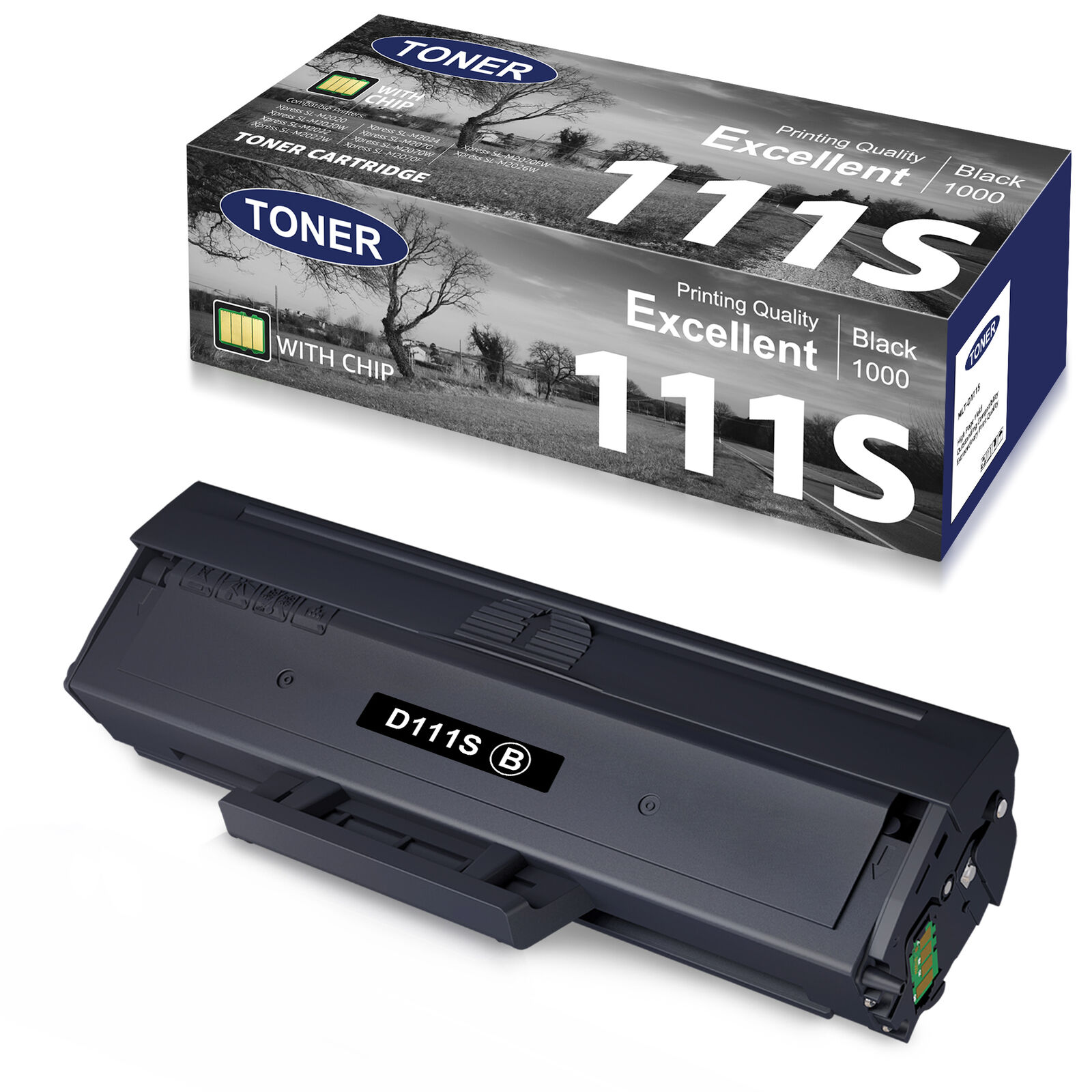 Black Toner Compatible for Samsung MLT-D111S 111S Xpress M2020W M2024W M2070 lot