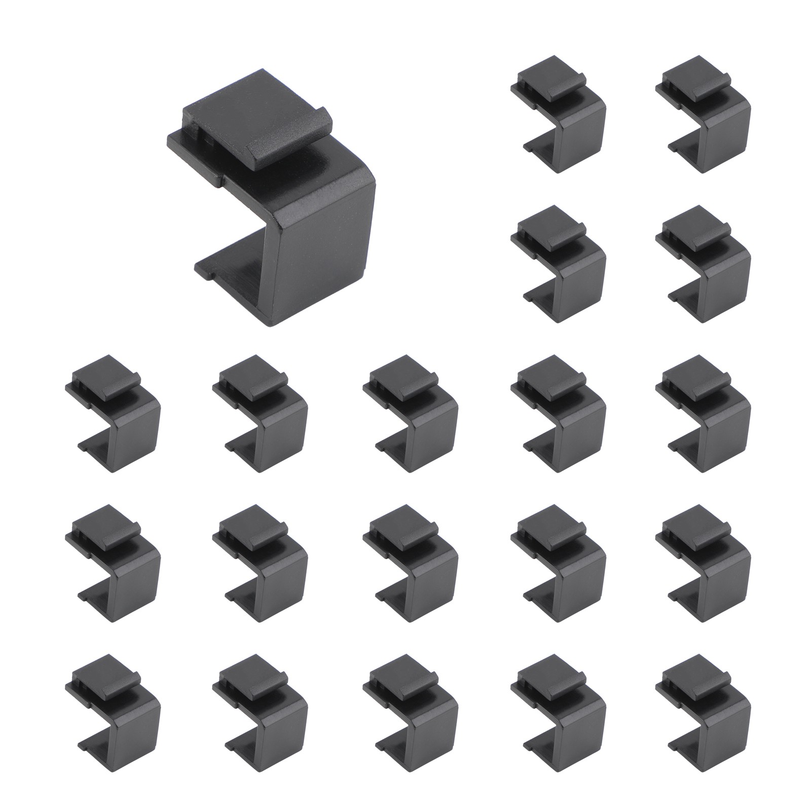 20/50Pack Blank Keystone Jack Inserts For Keystone Wall Plate And Patch Panel