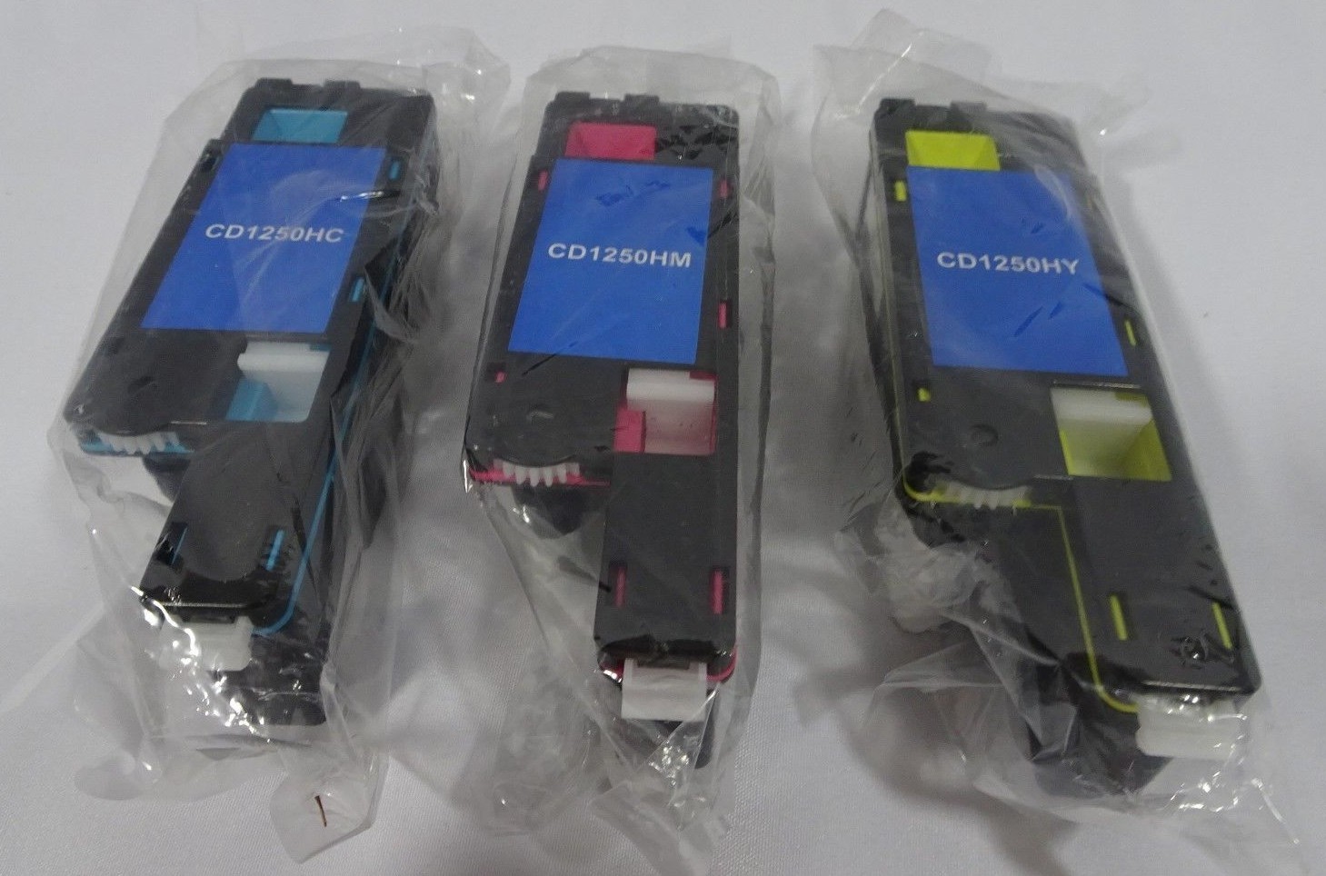 High Quality / CYAN / YELLOW/ MAGENTA / Toner for DELL CD1250 3 Pk TF