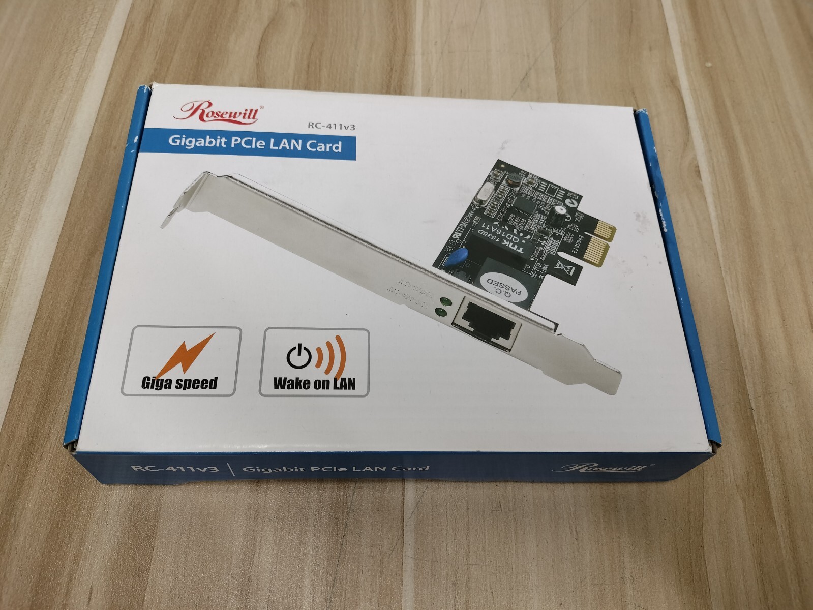 Rosewill Gigabit PCIe Lan Card RC-411v3 *OPEN BOX*