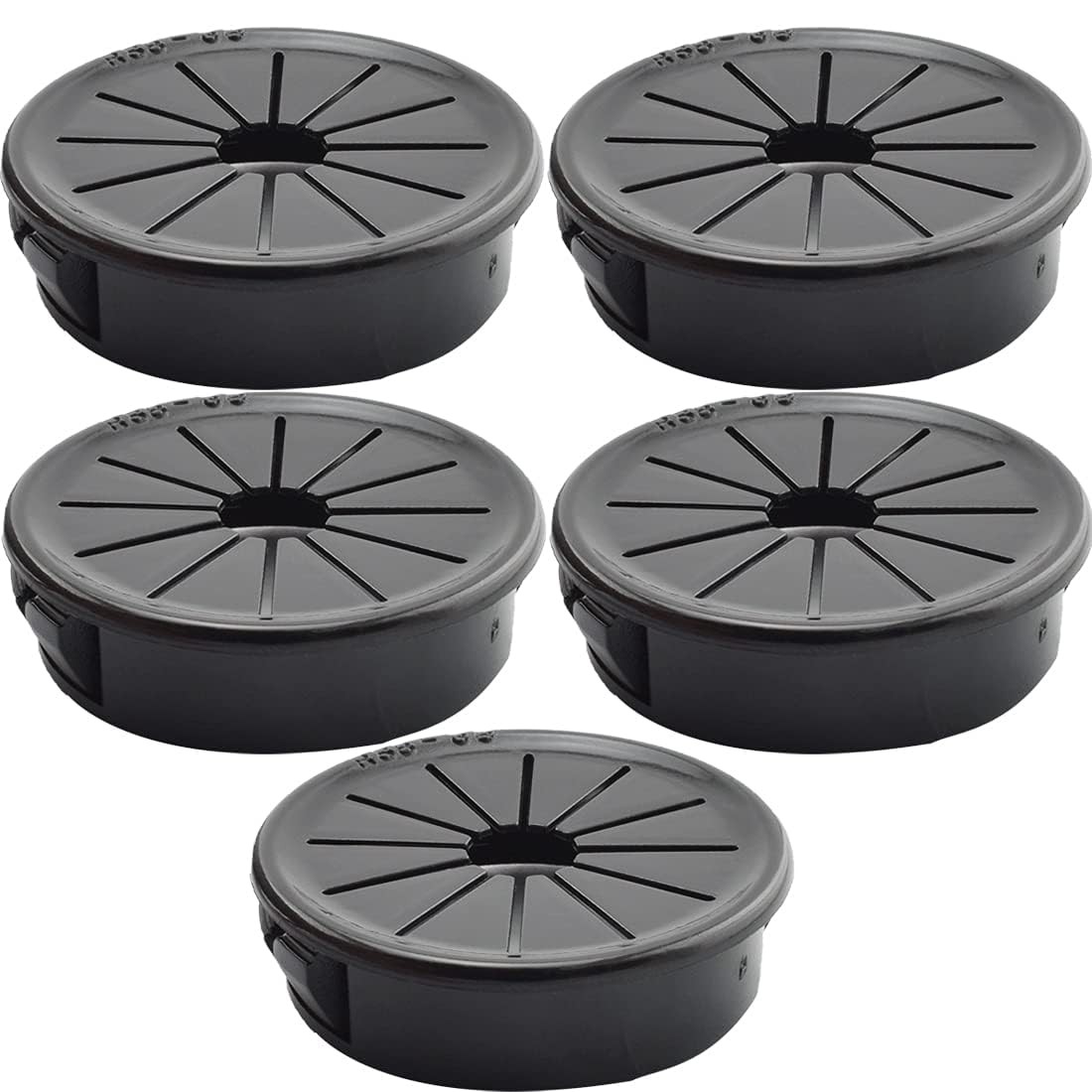 Aifeier Et 1-1/2 Inch Cable Grommets Petal-shaped Buckle Type Wire Hol