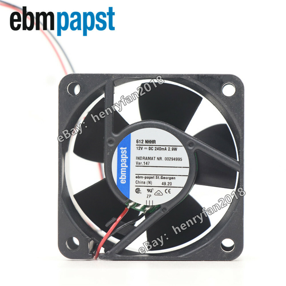 Fan 612NHHR Axial Fan 60*60*25mm DC12V 2.9W High Air Volume Case Fan