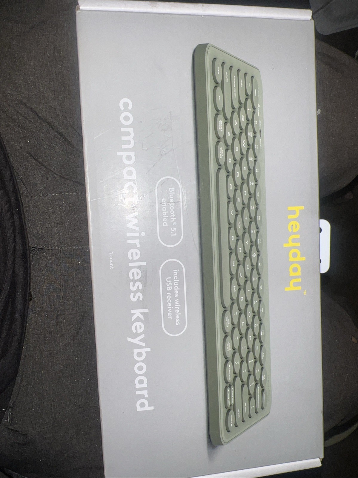 New HeyDay Green Compact Wireless Keyboard
