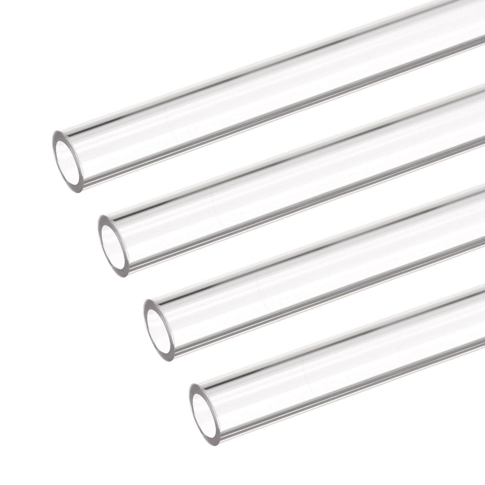 PETG Tubing Hard 10mm ID, 14mm OD 50cm Length High Transparent Clear 4pcs