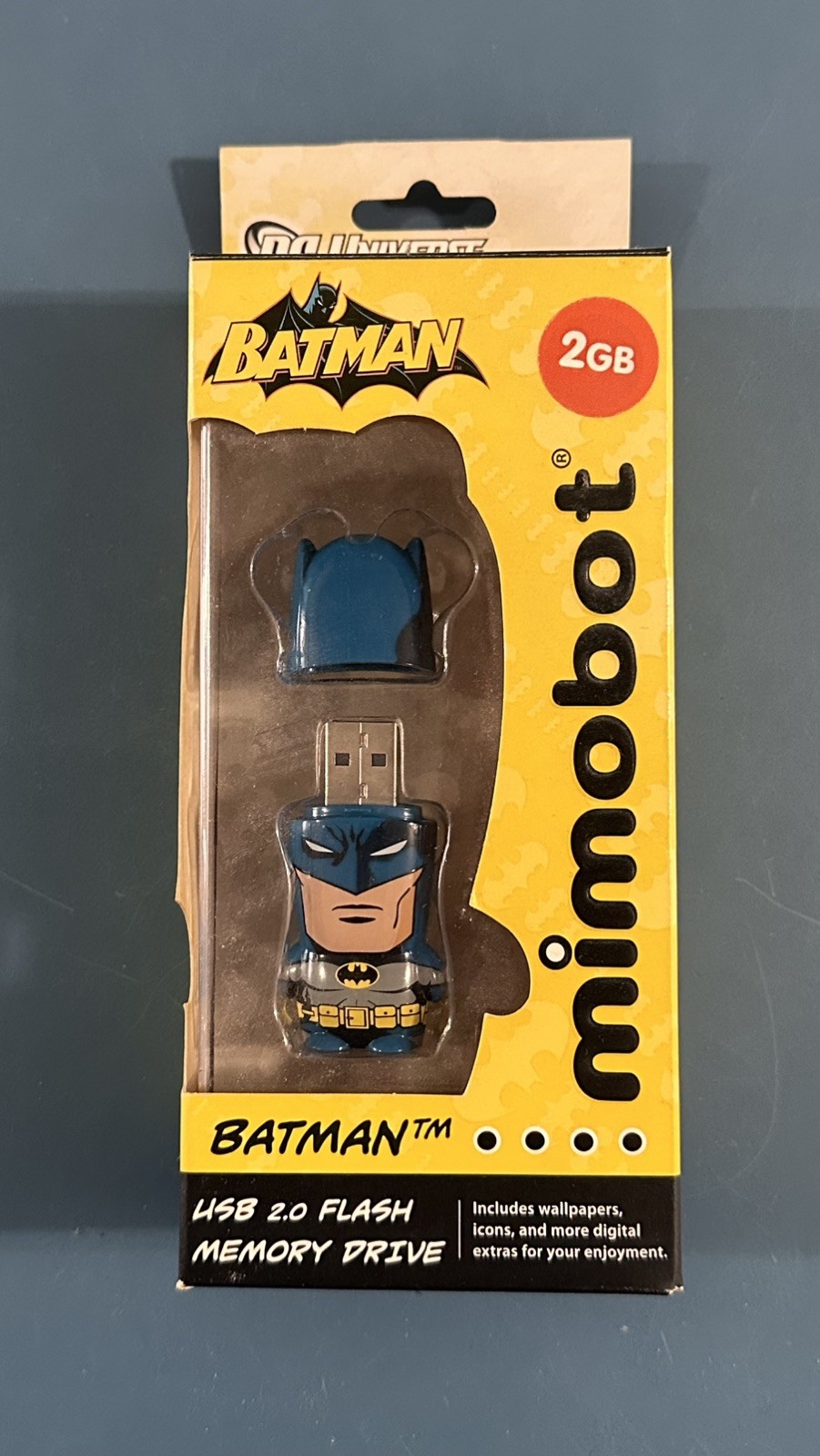 Batman Mimobot 2gb USB 2.0 Flash Memory Drive BRAND NEW