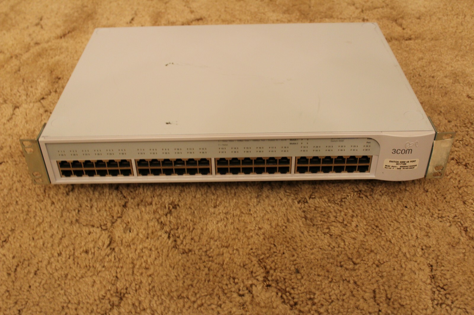 3Com  SuperStack 3 (3C17100) 48-Ports External Switch Managed stackable