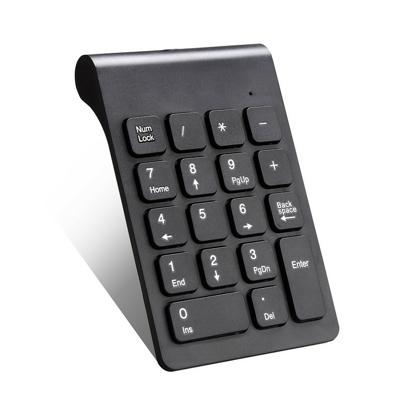 18 Keys MINI Numeric Keypad USB Wireless Number Keyboard Pad for Mac Laptop PC