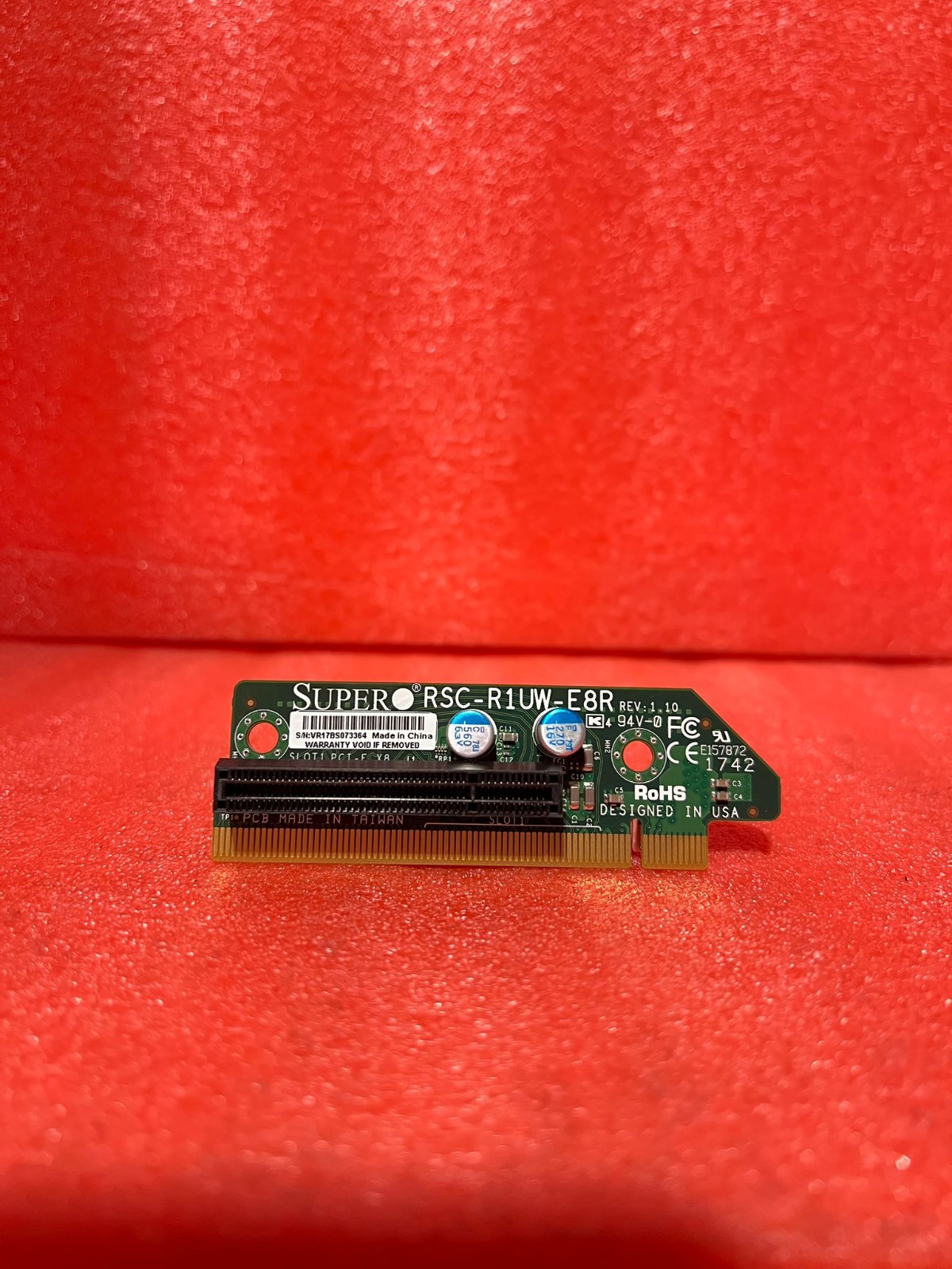 Supermicro RSC-R1UW-E8R 1U WIO PCI-Express x8 Riser Card