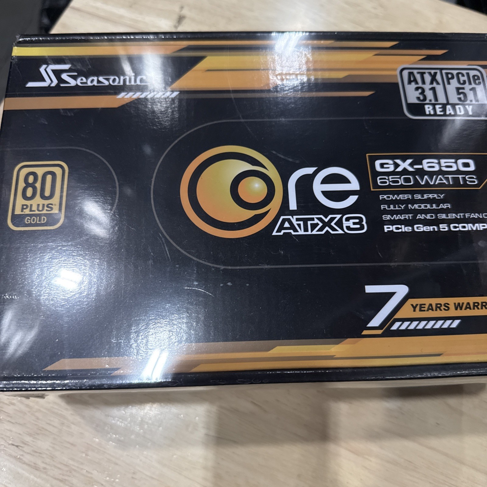 Seasonic SRP-CGX651-A5A32SF CORE V2 GX-650 650W 80+ Gold Modular ATX EPS 3.1 PSU