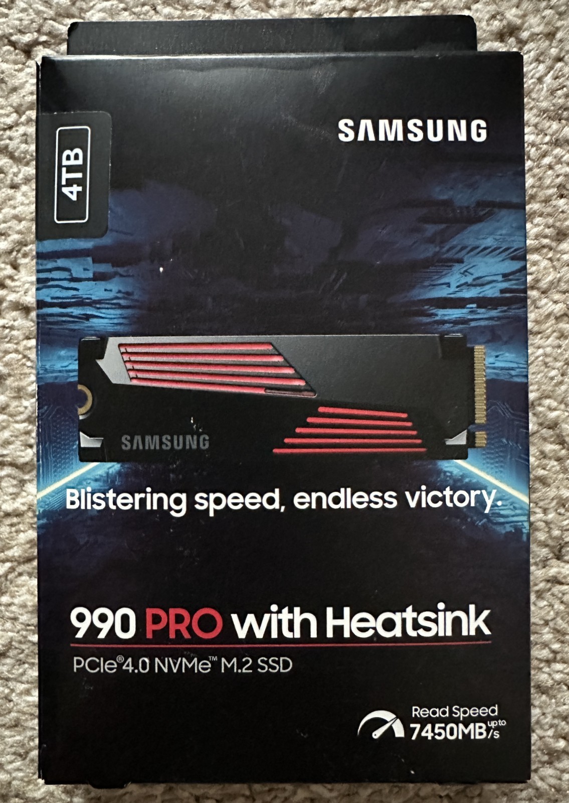 *NEW OPEN BOX* 4TB Samsung SSD 990 PRO with Heatsink - Never Installed or Used