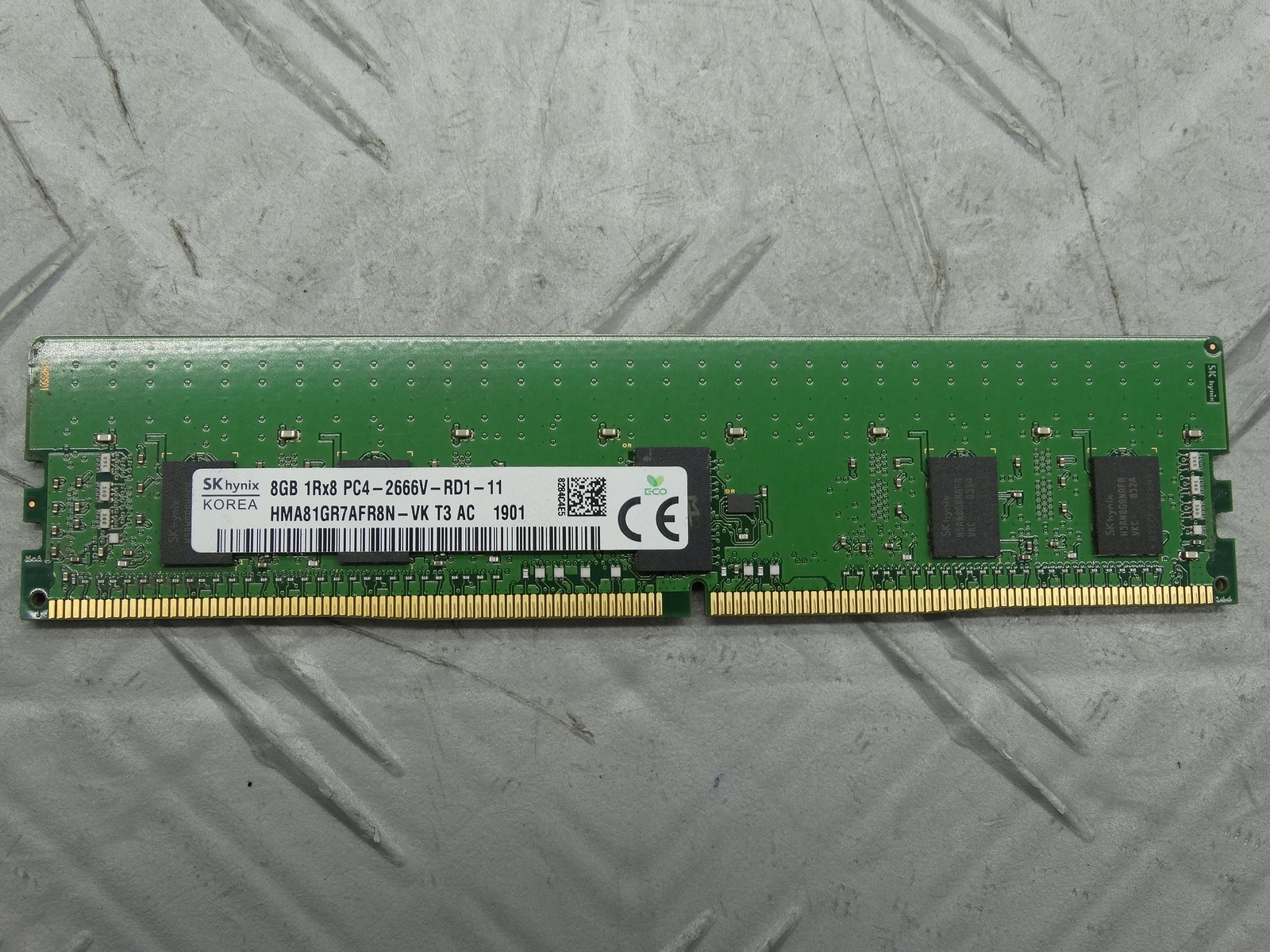 SK Hynix 8GB 1Rx8 PC4-2666V-RD1-11 DDR4 SDRAM ECC RAM 2666 Mhz