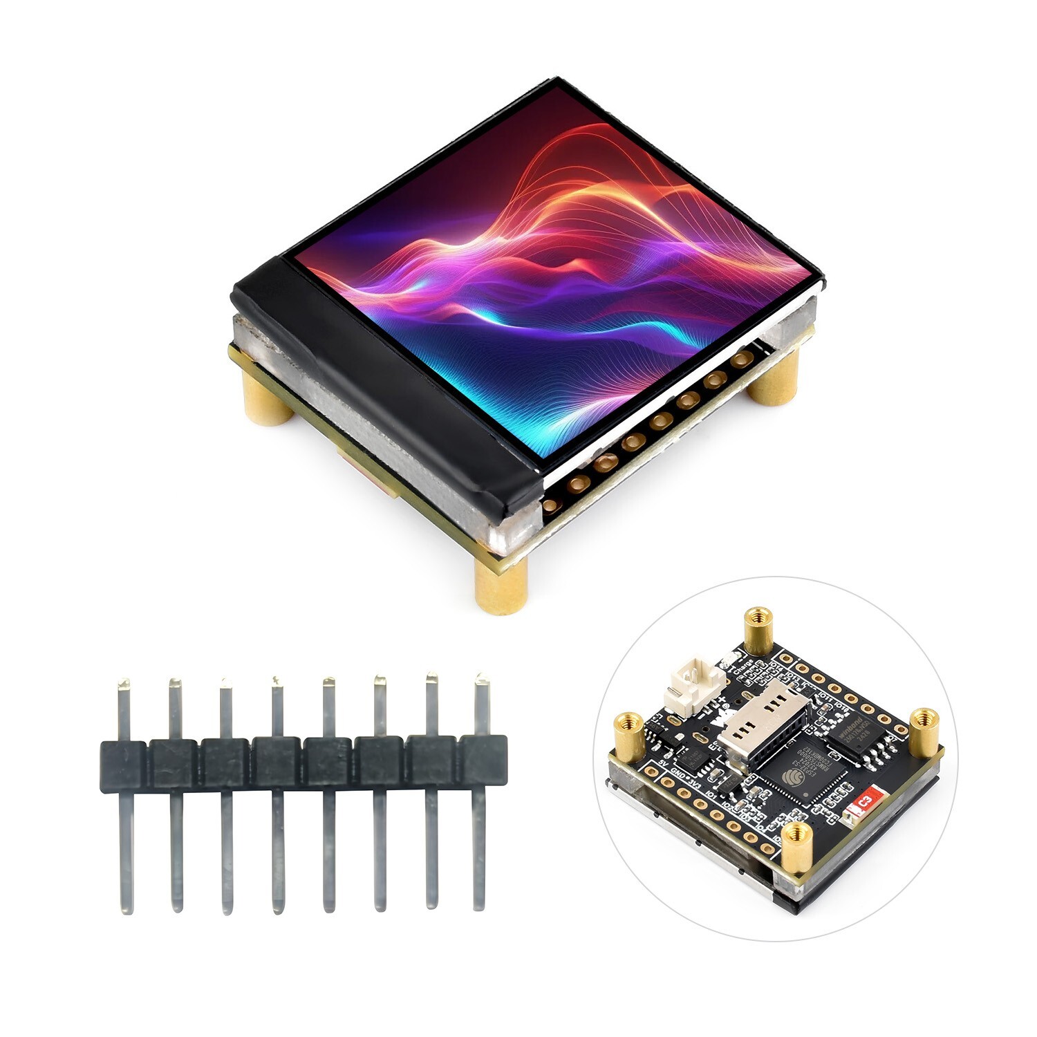 Waveshare ESP32-S3 1.3inch Display Development Board, 240×240 ESP32 With Display