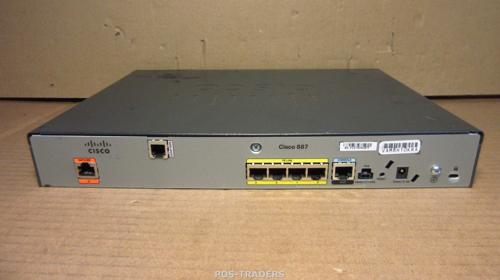 Cisco C-887-K9-MS V01 / 887 VDSL/ADSL Router over POTS Multi-mode - EXCL PSU
