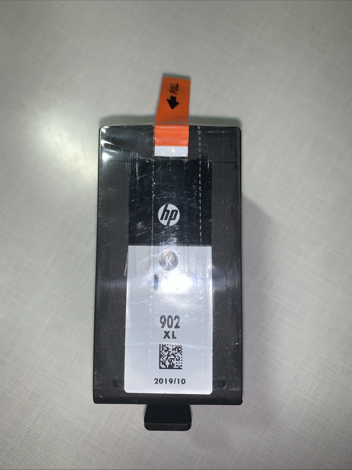 HP 902XL Genuine Black Ink Cartridge New Sealed Date October 2019 No Box