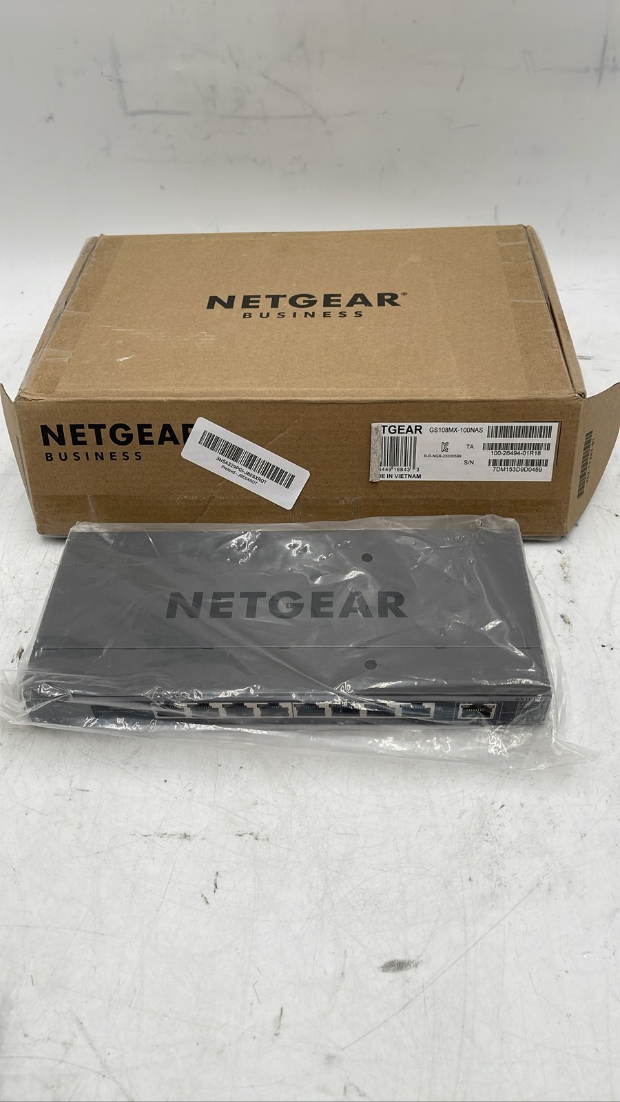 NETGEAR GS108MX 100NAS 8-Port Gigabit + 2-Port 10G Ethernet Unmanaged Switch