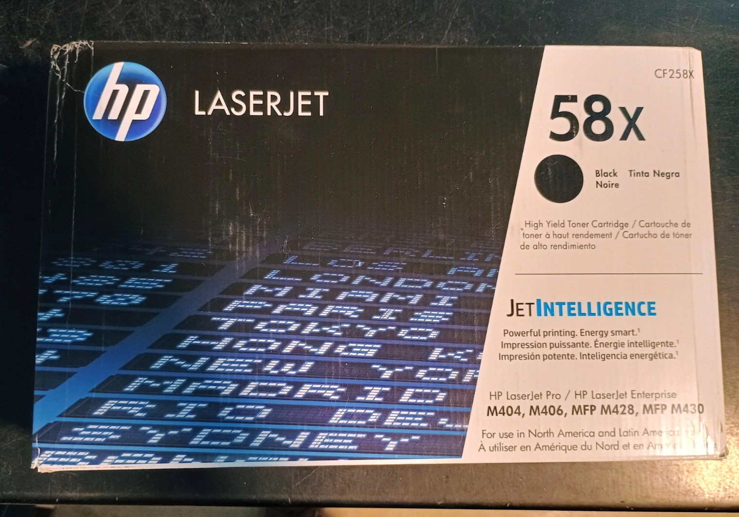 Genuine HP 58X Black LaserJet Toner Cartridge • CF258X • NEW & SEALED UGLY BOXES