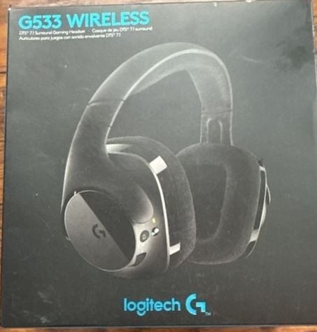 Logitech G533 Wireless Gaming Headset 7.1 Surround Sound Black