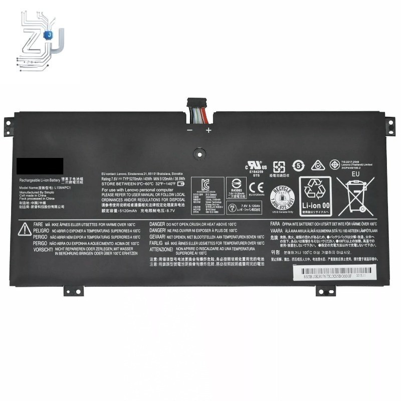 New L15M4PC1 L15L4PC1 Battery For Lenovo Yoga 710-11IKB 710-11ISK Series