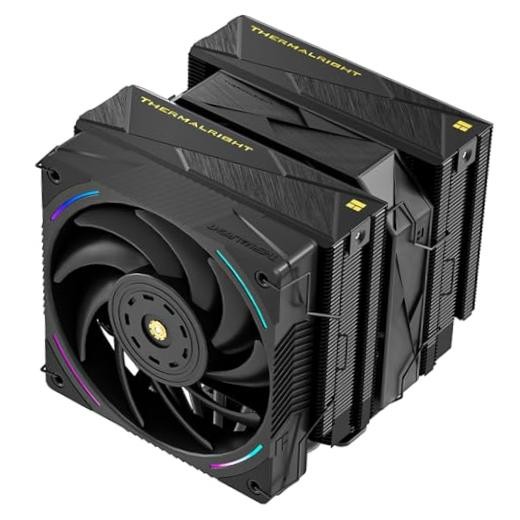 Thermalright Royal Pretor 130 Ultra Black CPU Cooler, 7 Heat RP130 U BLACK