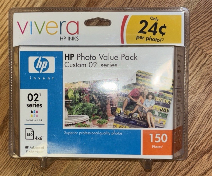 Vivera HP 02 Series Photo Value Pack Ink Cartridge Set
