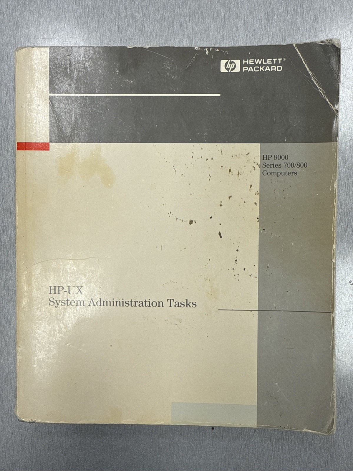 HP-UX system administration tasks HP9000 Part No. B2355-90051 Vintage Hewlett PB