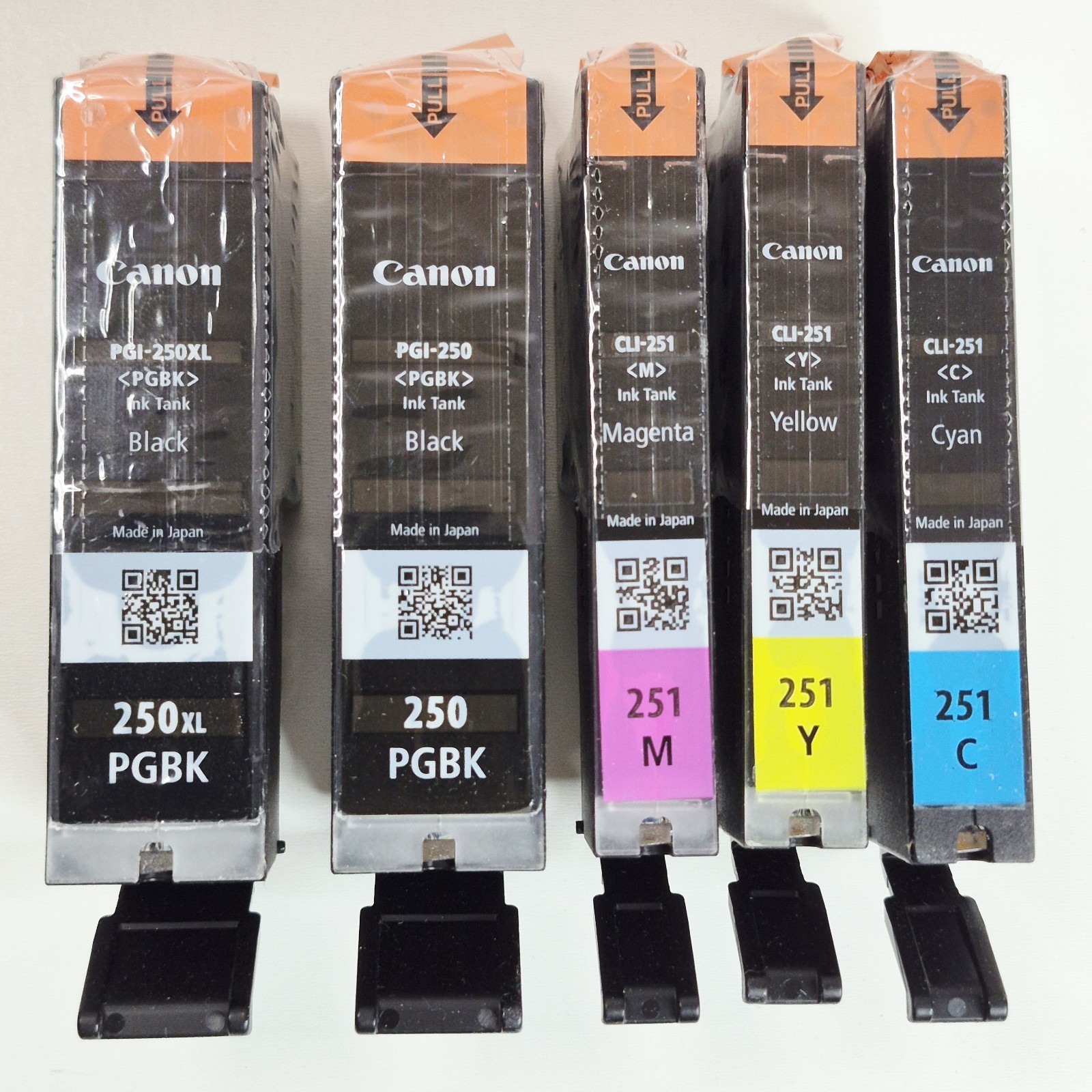 🖨️ Genuine Canon PGI-250XL PGI-250 CLI-251 Ink 5-Pack OEM Sealed CMY Black