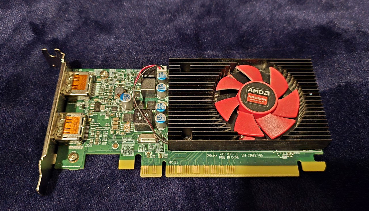 AMD Radeon R5 430 2GB GDDR5 Graphics Card - Low Profile - 2x DisplayPort #0456