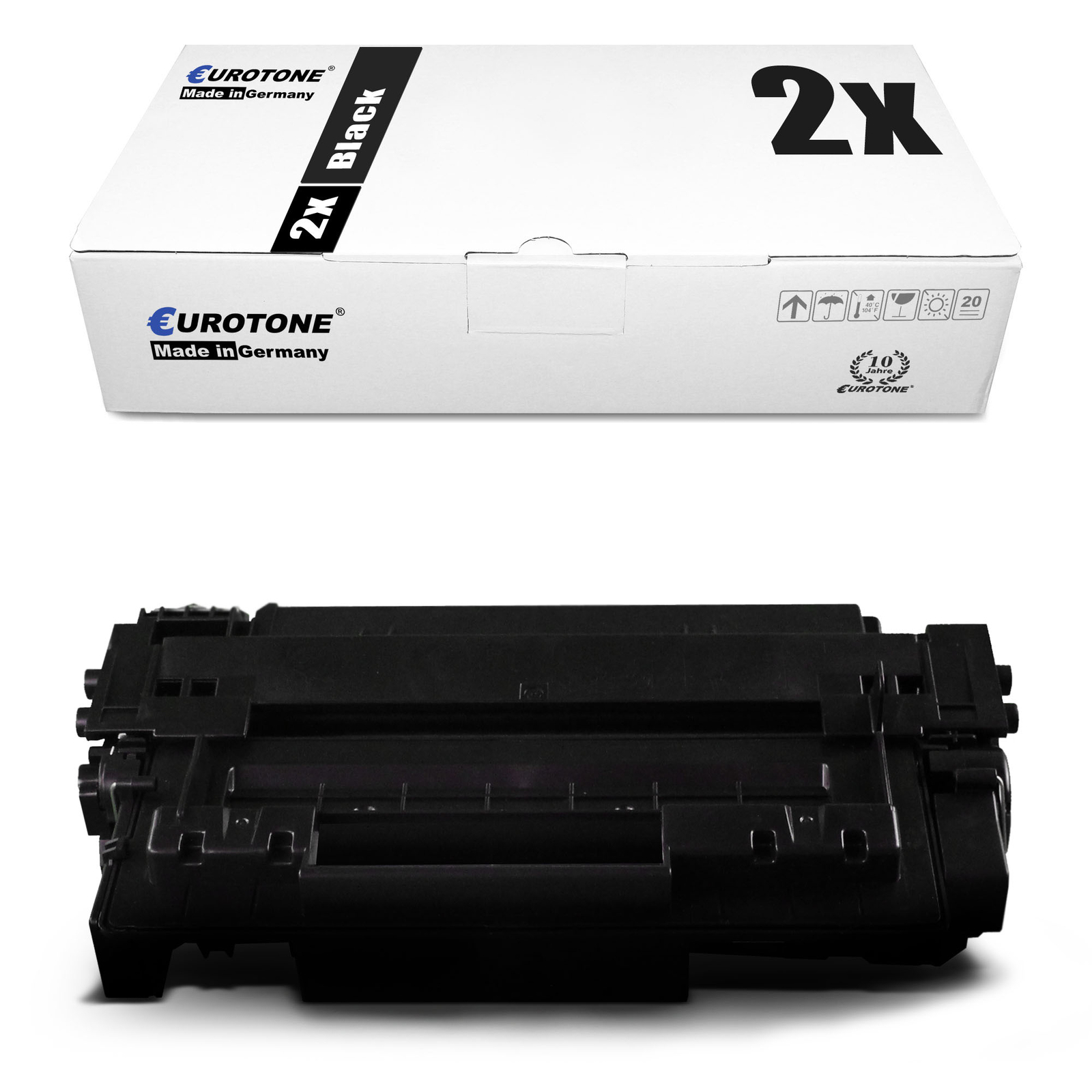 2x Eurotone Eco Cartridge for HP Laserjet Pro M-521-dn M-521-dw M-521-dx