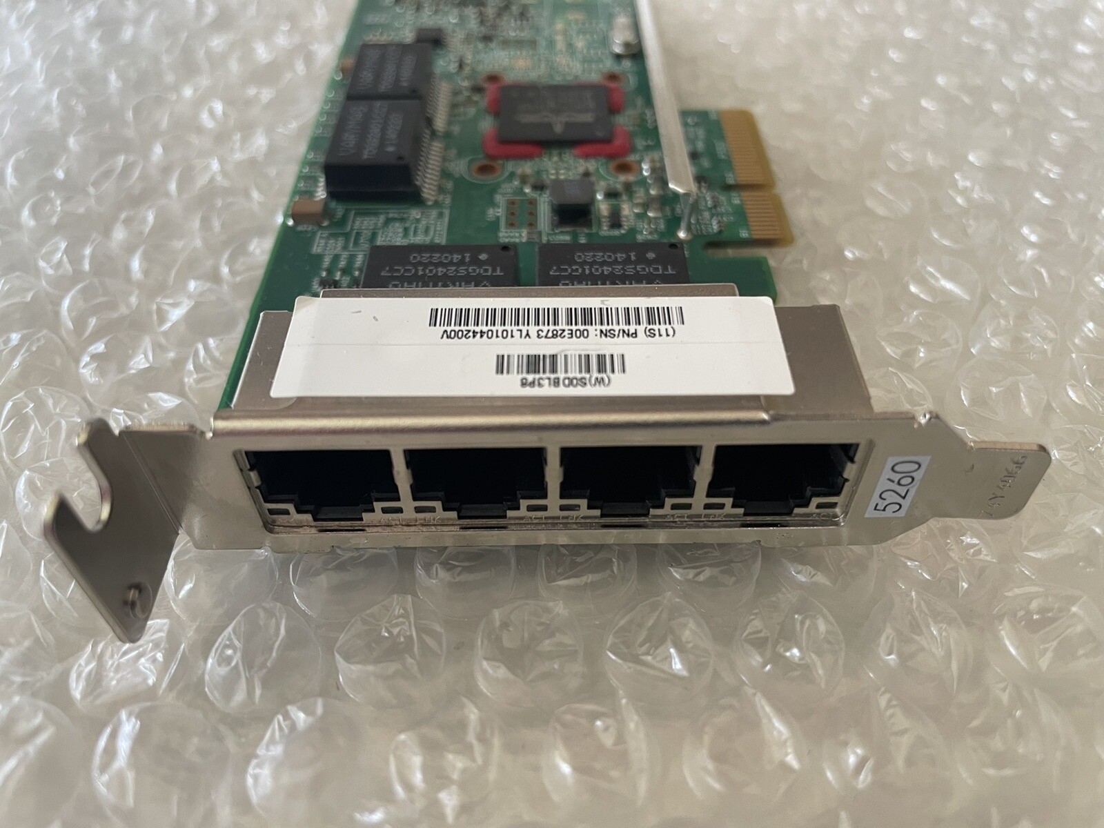 00E2872 (00E2873) IBM PCIe2 4-port 1 GbE adapter (FC 5260 CCIN 576F)
