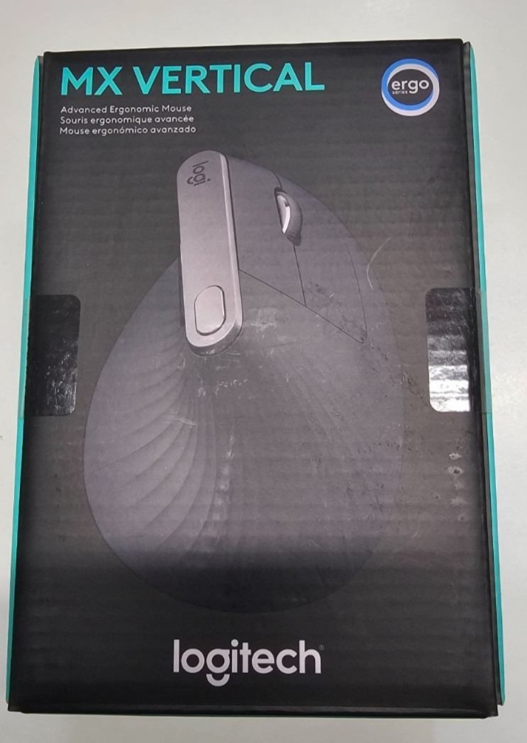 Logitech MX Vertical Advanced Ergonomic Wireless Mouse - Black