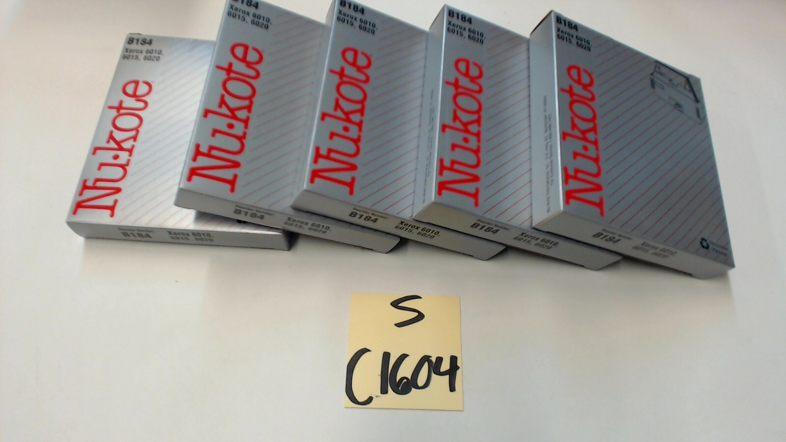 Nu-Kote B184 Ribbon (Xerox 6010, 6015, 6020) Lot of 5 