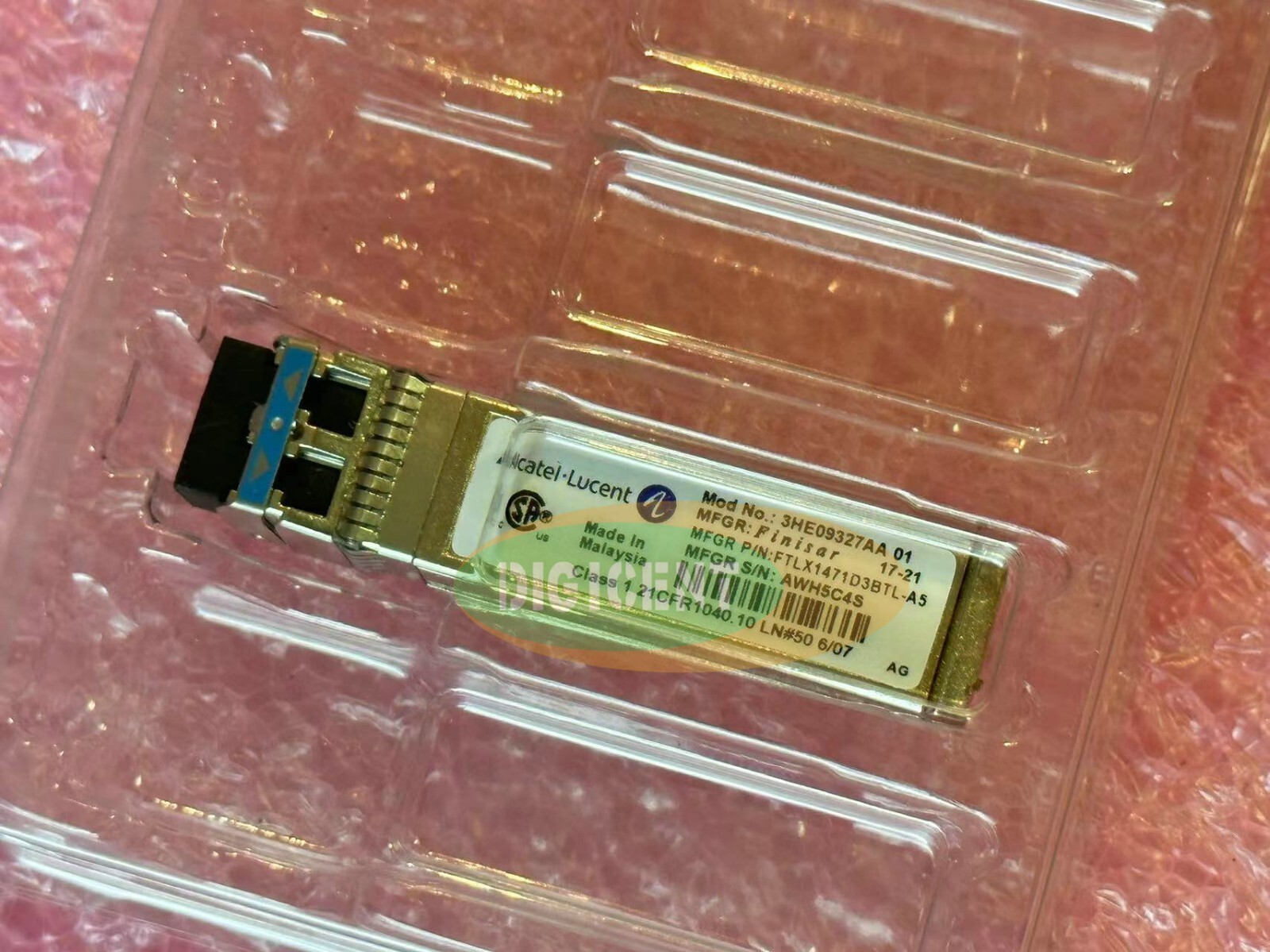 Alcatel-Lucent (Nokia) 3HE09327AA 01  SFP+ 10GE LR-LC 10km 1310nm  I-Temp