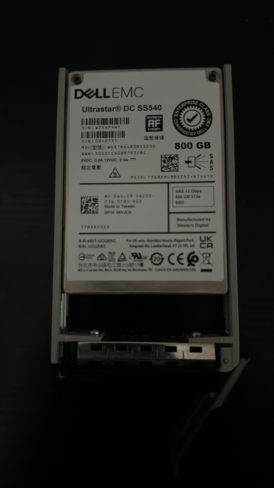 Dell EMC 800GB 2.5