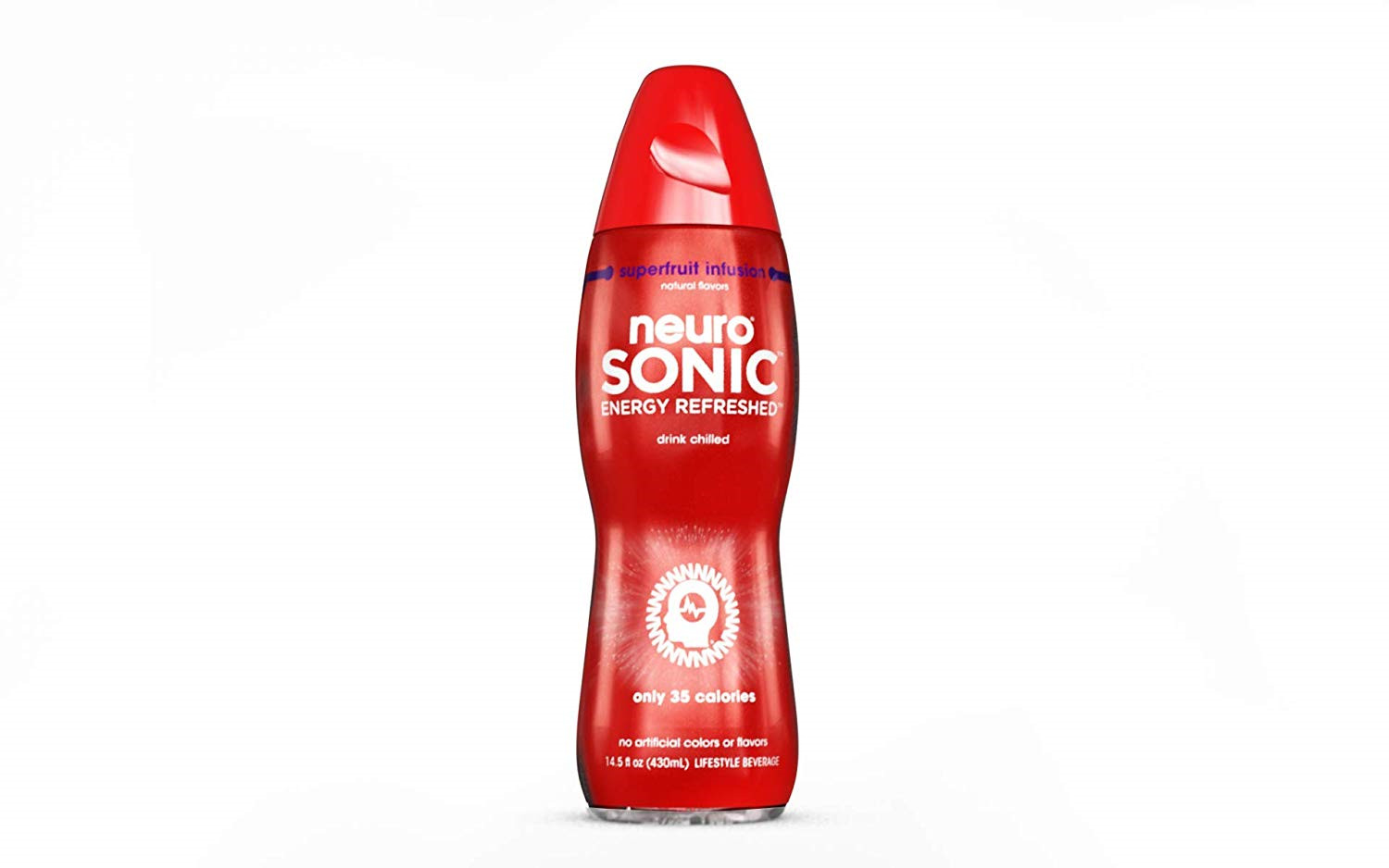 Neuro Sonic Drink, Super Fruit Infusion, 14.5 Ounce (Pack of 12)