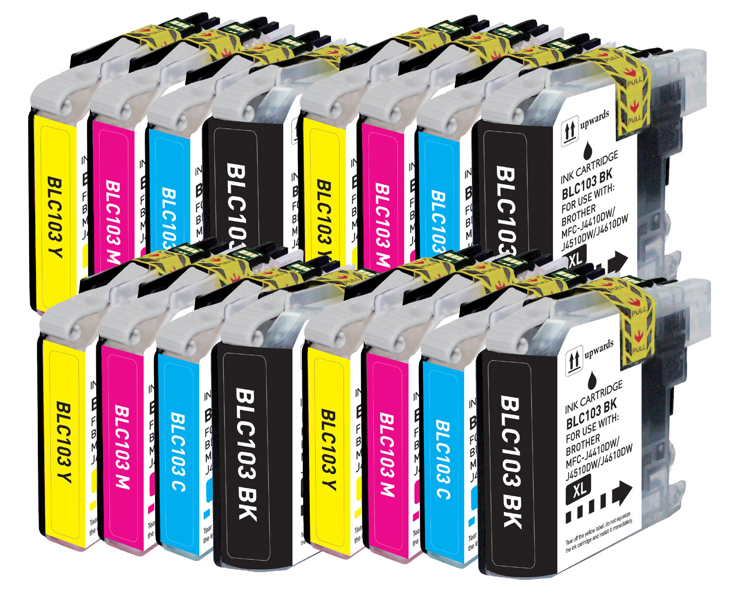 16P Printer Ink Compatible with Brother LC103XL MFC-J470DW MFC-J870DW MFC-J650DW