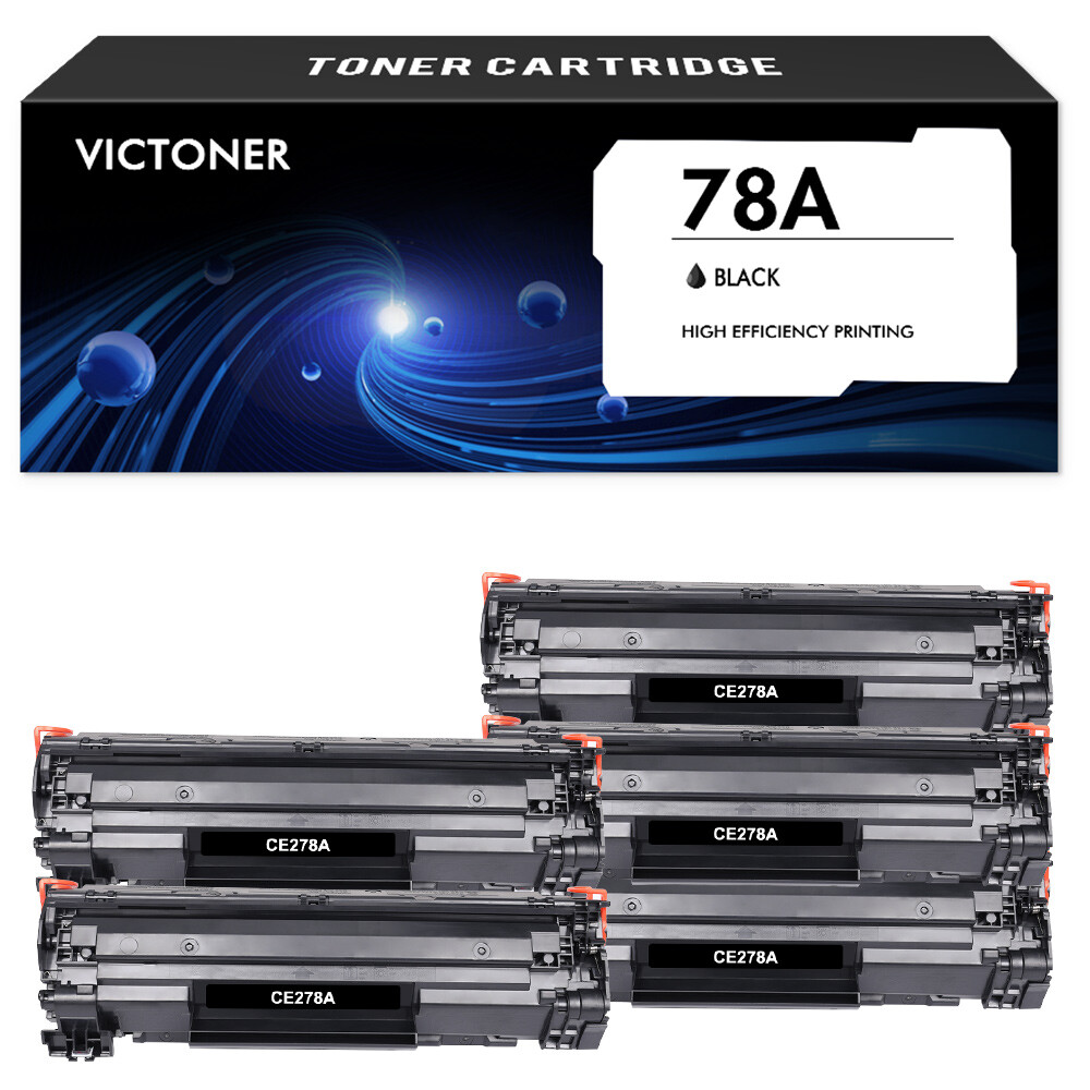 5PK CE278A Toner Fits for HP 78A LaserJet Pro P1566 P1606 1606DN M1536DNF MFP