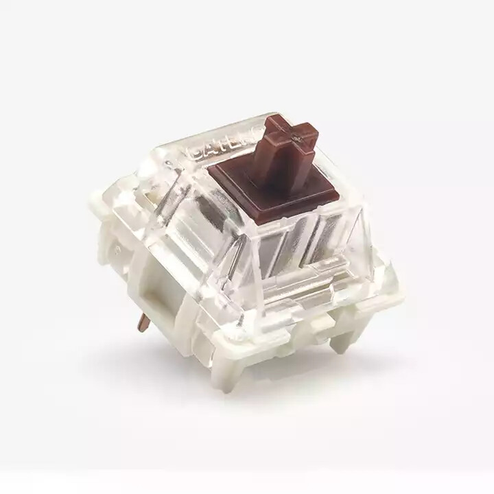 Gateron KS Switches 10pc - Clear Top - 3 pin Blue, Red, Yellow, Brown