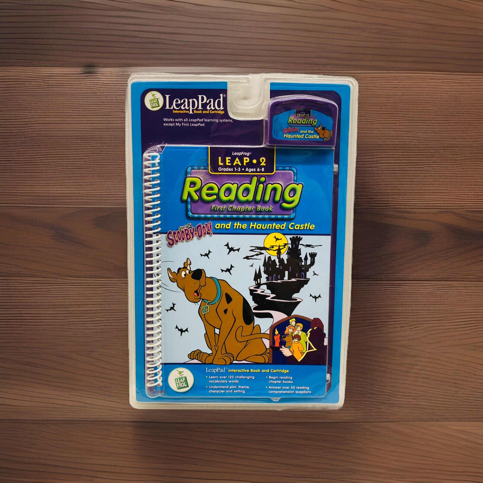 NOS NEW LeapPad Scooby Doo Haunted Castle Reading Interactive Book Cartridge Y2K