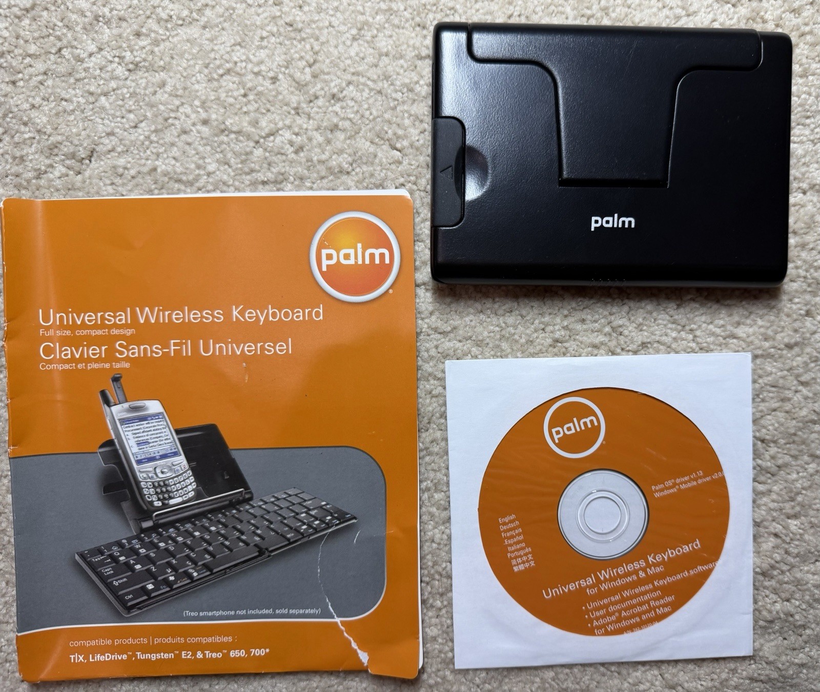 Palm 3169WW Universal Wireless Keyboard Full Size Compact Design