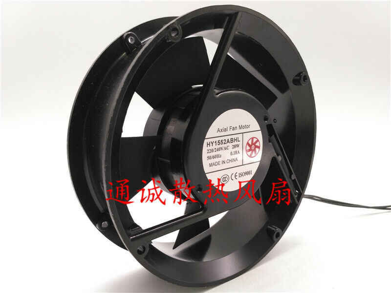 Qty:1pc cooling fan HY1552ABHL 220/240VAC 28W 0.18A