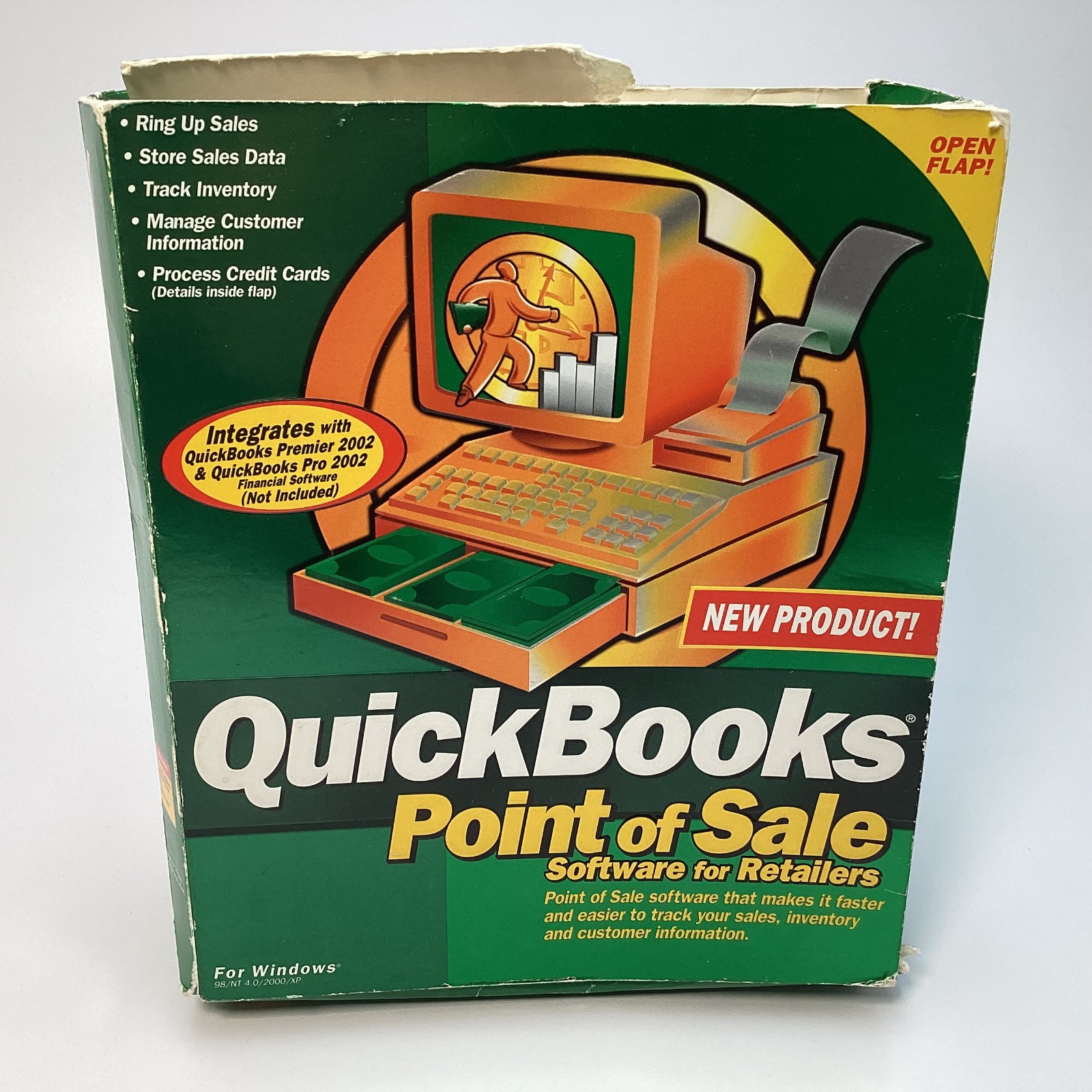 Intuit QuickBooks Point of Sale 2002 Retail Software Windows 98/NT/2000/XP