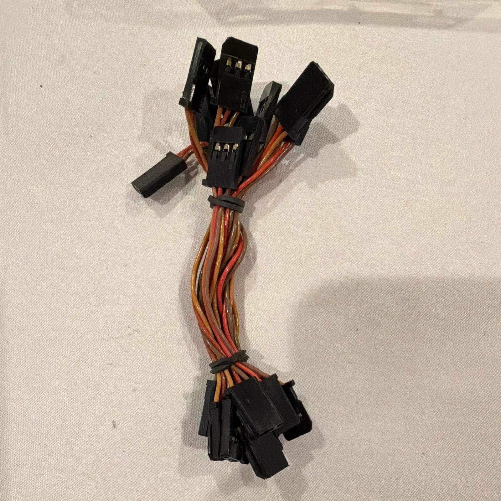 Modular 4-Pin Peripheral Molex to 4-Pin Peripheral Power Cable,   1 ft