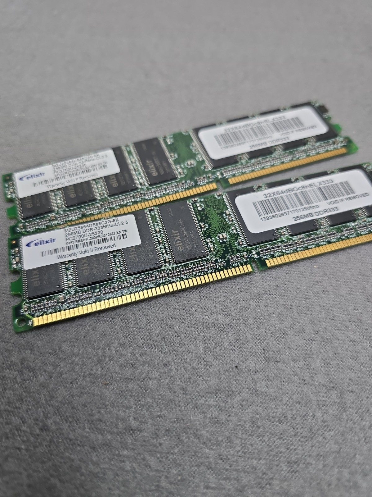 Elixir 3-3121101 DDR-333 (PC-2700) PC-2700U Random Access Memory RAM