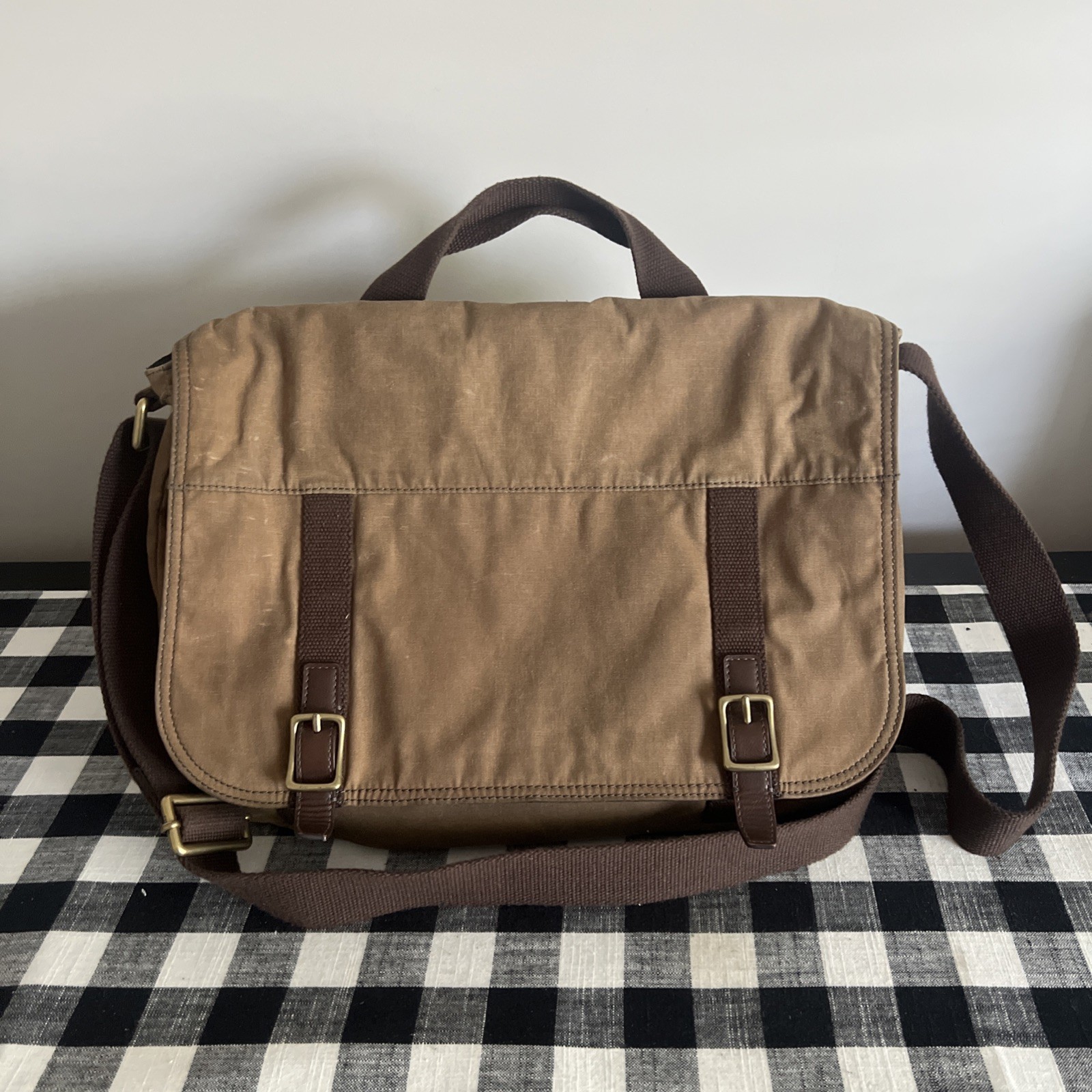 *Fossil *Commuter Evan *Messenger Bag *Brown