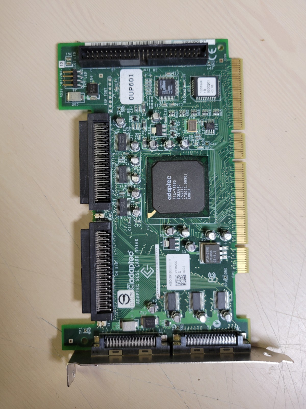 Adaptec SCSI-39160 /Adaptec  Controller PCI Card